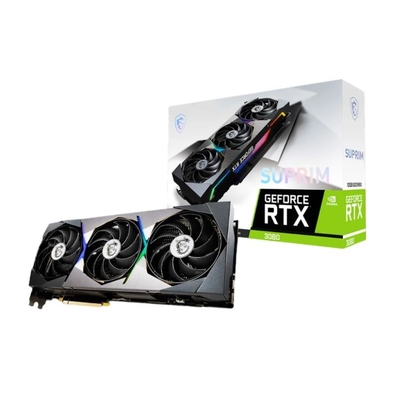 MSI GeForce RTX 3080 SUPRIM X 12G LHR Olmayan Oyun Grafik Kartı 384 Bit
