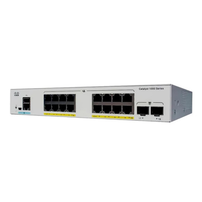 Cisco C1000-16T-E-2G-L Gigabit Ethernet kurumsal sınıf Katman 2 anahtarları 16 port Gigabit yüklü bağlantı arayüzü 2 SFP