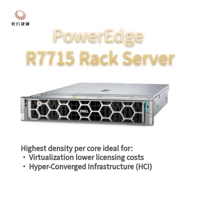 Dell PowerEdge R7715 Raf Depolama Sunucusu, özel depolama sunucusu, 2 yönlü sunucu