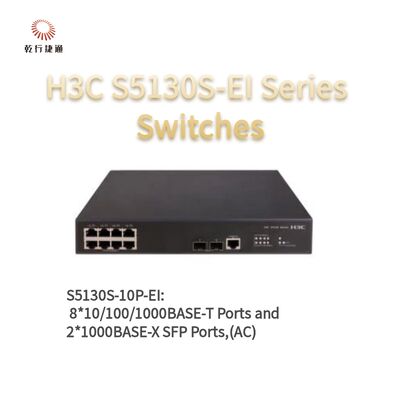 H3C S5130S-10P-EI Serisi Gelişmiş Gigabit Erişim Anahtarları, ağ veri anahtarı, yönetilebilir ağ anahtarı tedarikçileri