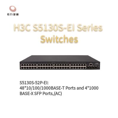 H3C S5130S-52P-EI Serisi Geliştirilmiş Gigabit Erişim Anahtarları