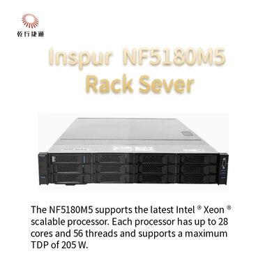 Inspur NF5180M5 A 1U Raf Depolama Sunucusu Sorunsuz İşlem Yoğunluğu