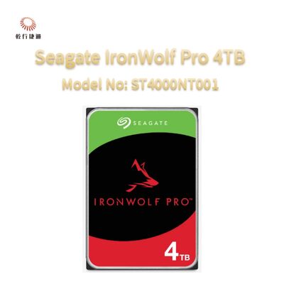 Seagate Ironwolf Pro 4TB Model No: ST4000NT001