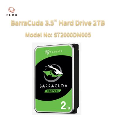 Seagate BarraCuda 3.5" Sabit Disk 2TB Model No: ST2000DM008