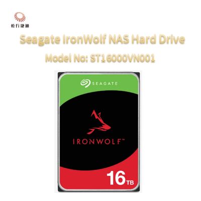 Seagate IronWolf® Ağ Bağlantılı Depolama (NAS) Sabit Diski Model No: ST16000VN001