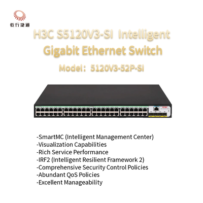H3C S5120V3-SI S5120V3-52P-SI Yeşil Akıllı Gigabit Ethernet Anahtarı