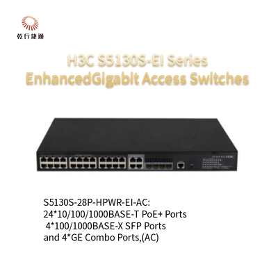 5130V2-28P-HPWR-LI  H3C S5130V2-LI Green Intelligent Gigabit Ethernet Switch