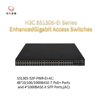 H3C S5130S-EI Serisi S5130S-52P-PWR-EI-AC Gelişmiş Gigabit Erişim Anahtarları