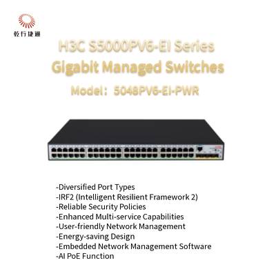 H3C S5000PV6-EI Series S5048PV6-EI-PWR  Gigabit Managed Switches