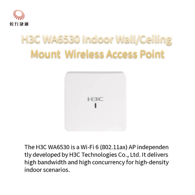 H3C WA6530 İç duvar/tavan montajlı kablosuz erişim noktası Wi-Fi 6 (802.11ax)