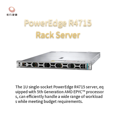 PowerEdge R4715 1U Tek Soketli Sunucu 5. Nesil AMD EPYC İşlemcileri tarafından Desteklenir