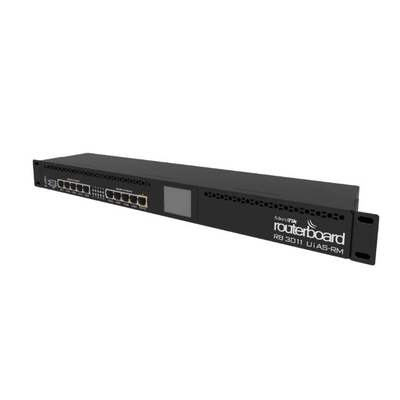 RB3011UiAS-RM 1GB RAM Datacom, Port 10'da PoE Çıkışını Değiştiriyor 2x1.4GHz CPU