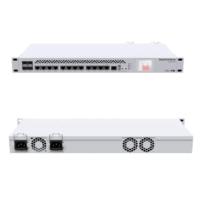 1U Rackmount Mikrotik Bulut Çekirdekli Yönlendirici 8GB RAM CCR1036 12G 4S EM