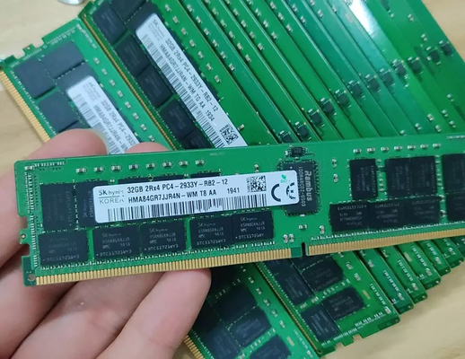 Hynix 64GB Sunucu Belleği RAM Çift Sıra x4 DDR4-3200 Bellek REG RDIMM ECC