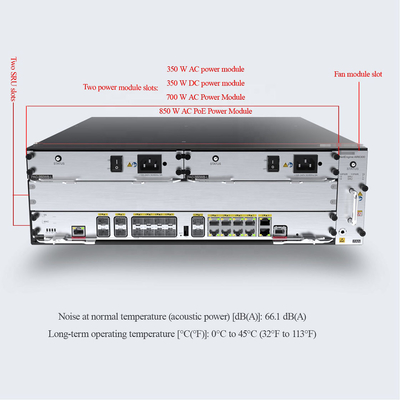 NetEngine AR6300 HUAWEI Kurumsal Ağ Yönlendiricisi 2*SRU Yuvası 4*SIC Yuvası
