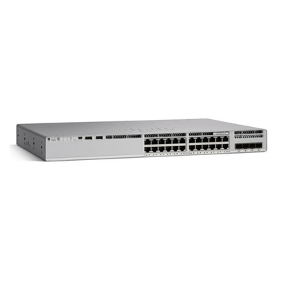 C9200L Serisi Cisco Ağ Değiştiricisi Katmanı 2 Giriş Kurumu Gigabit 24 Port 4x 1/10G Sabit Uplinks C9200L-24T-4X-E