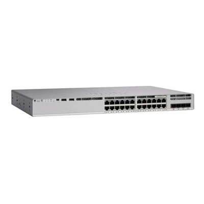 C9200L Serisi Cisco Ağ Değiştiricisi Katmanı 2 Giriş Kurumu Gigabit 24 Port 4x 1/10G Sabit Uplinks C9200L-24T-4X-E