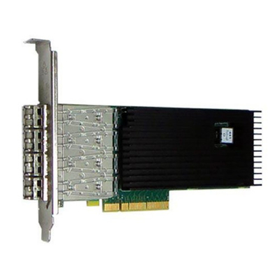 SILICOM PE310G4I71LB-XR Quad Port Fiber SFP+ 10 Gigabit Ethernet PCI Express Server Adaptörü Intel® FTXL710BM1 Temelli