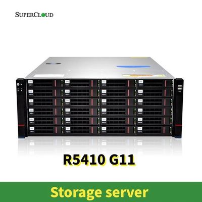 Supercloud R5410 G11 36X3.5 2X2.5 2XNVME M.2 Kullanılmış 36X16T HDD 1X1T SSD Depolama 12 X 2.5 inç SATA/SAS SSD'ler Sıcak fiş Sıcak değiştirilebilir fanlar