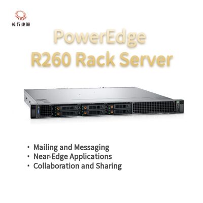 Dell PowerEdge R260 Rak depolama sunucusu, veri depolama sunucusu, özel depolama sunucusu