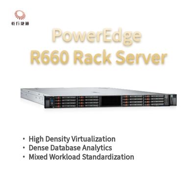Dell PowerEdge R660 Rack Sunucusu, flaş depolama sistemi, Xeon CPU sunucusu, özel depolama sunucusu