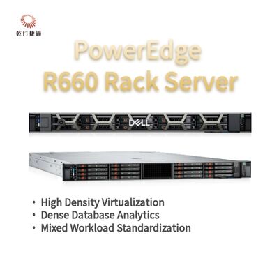 Dell PowerEdge R660 Rack Sunucusu, flaş depolama sistemi, Xeon CPU sunucusu, özel depolama sunucusu
