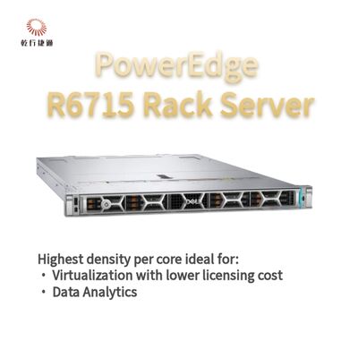 Dell PowerEdge R6715 Rack sunucusu, özel depolama sunucusu, iki yönlü sunucu