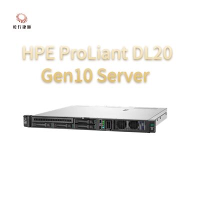 HPE ProLiant DL20 Gen10 Sunucusu Compact Versatile For Retail Chain Enterprises,2 Way sunucu, veri depolama sunucusu