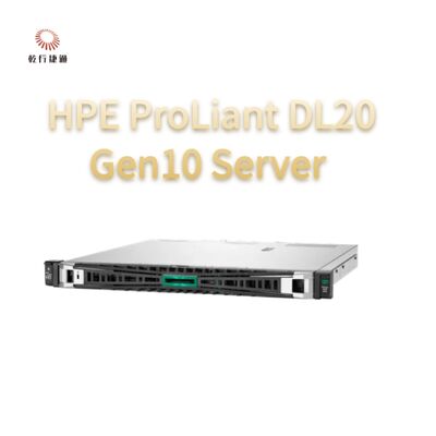 HPE ProLiant DL20 Gen10 Sunucusu Compact Versatile For Retail Chain Enterprises,2 Way sunucu, veri depolama sunucusu