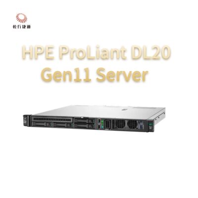 HPE ProLiant DL20 Gen11 Rack Sunucusu, flaş depolama sistemi,1U Rackmount Sunucu Satışı