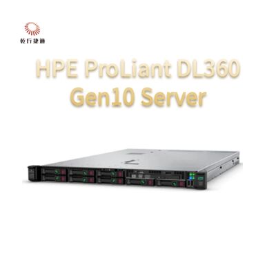 4 ila 128 çekirdekli işlemci HPE ProLiant DL360 Gen10 Sanalleştirme ve Veritabeler için Rack Sunucusu
