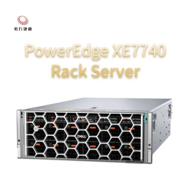 PowerEdge XE7740 Rack Server Esnek AI hızlandırması PowerEdge XE7740, çıkarım ve model ince ayarlama için esnek hava soğutmalı PCIe GPU yapılandırmaları ile kurumsal AI anlayışlarını güçlendirir