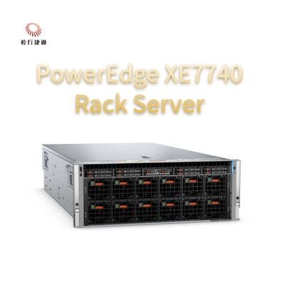 Yapay zeka hızlandırması ve 1.5TB GPU belleği için 64 çekirdekli Intel Xeon ile PowerEdge XE7740 Rack Server