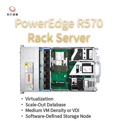 Dell PowerEdge R570 Rack Server with 144 Cores 384 TB Storage and Energy Efficient Design