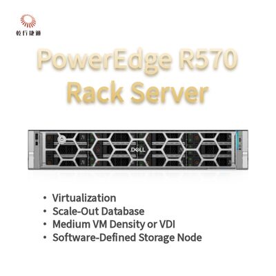 Dell PowerEdge R570 Rack Server with 144 Cores 384 TB Storage and Energy Efficient Design