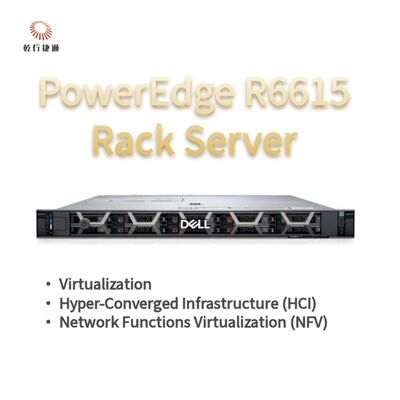 Dell PowerEdge R6615 1U Raf Sunucu, 128 Bellek ve Doğrudan Sıvı Soğutmalı