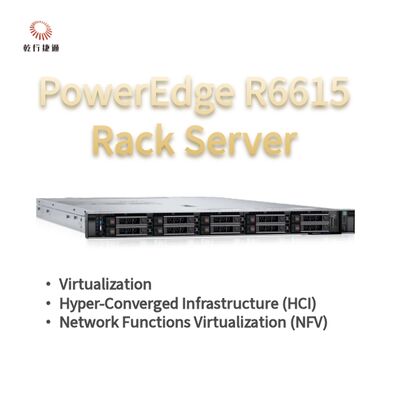 Dell PowerEdge R6615 1U Raf Sunucu, 128 Bellek ve Doğrudan Sıvı Soğutmalı