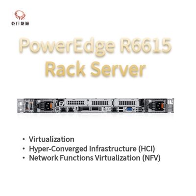 Dell PowerEdge R6615 1U Raf Sunucu, 128 Bellek ve Doğrudan Sıvı Soğutmalı