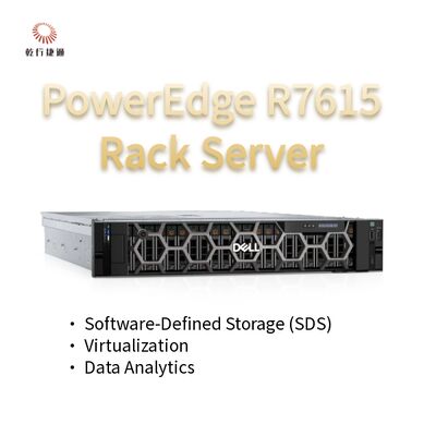 Dell PowerEdge R7615 2U 128 çekirdekli rack sunucusu, özel depolama sunucusu, 2 yönlü sunucu