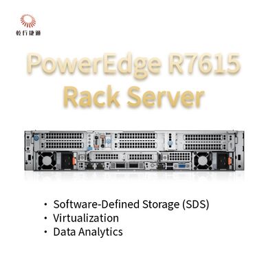 Dell PowerEdge R7615 2U 128 çekirdekli rack sunucusu, özel depolama sunucusu, 2 yönlü sunucu