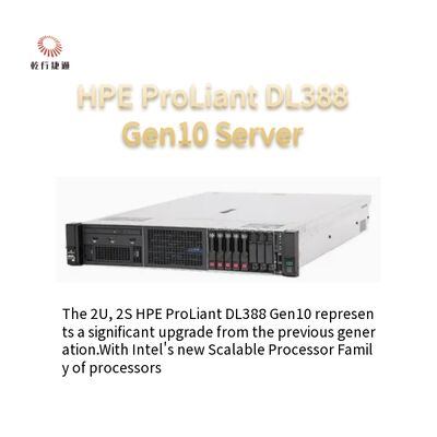 Geleceğe dayanıklı kurumsal BT sunucusu HPE DL388 Gen10 Rack Server