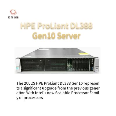 Geleceğe dayanıklı kurumsal BT sunucusu HPE DL388 Gen10 Rack Server