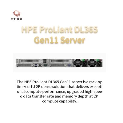 HPE ProLiant DL365 Gen11 sunucusu 1U 2P yoğun çözünürlüklü büyümekte olan işletmeler için ölçeklenebilir sunucu