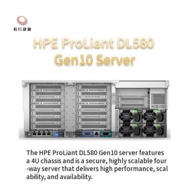 HPE DL580 Gen10 4U Rack Server Xeon Gold 5218R CPU 32/64GB Bellek