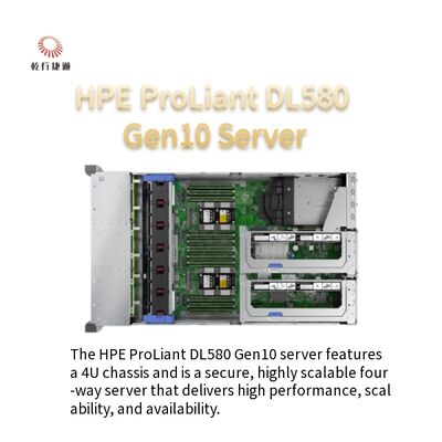 HPE DL580 Gen10 4U Rack Server Xeon Gold 5218R CPU 32/64GB Bellek