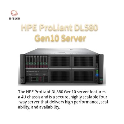 HPE DL580 Gen10 4U Rack Server Xeon Gold 5218R CPU 32/64GB Bellek