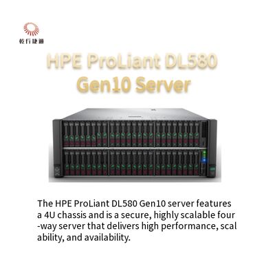HPE DL580 Gen10 4U Rack Server Xeon Gold 5218R CPU 32/64GB Bellek