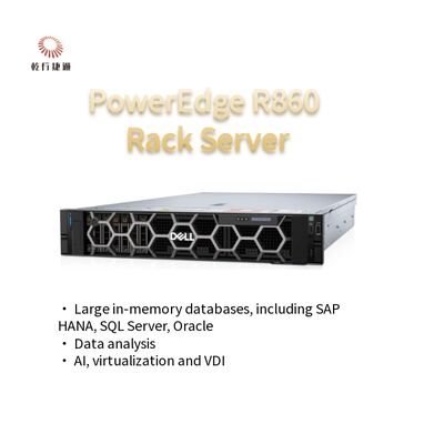 PowerEdge R860 Rack Sunucu Intel Xeon İşlemci 2u Sunucu Rack Tedarikçileri