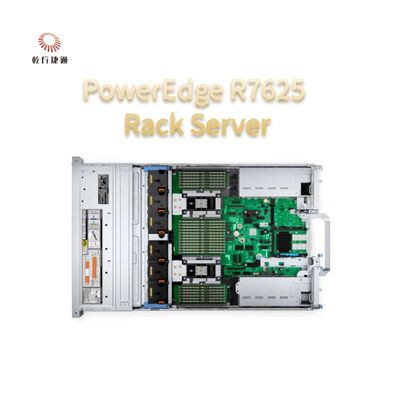 2U İki Soket PowerEdge R7625 Rack Sunucu 4. Nesil AMD EPYC TM İşlemciler 8x PCIe Gen5 yuvalarına kadar 12 X 2.5 "SATA/SAS SSD'leri