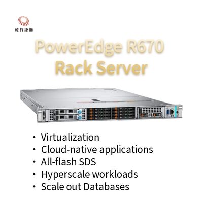  PowerEdge R670 1u Rack Server Factory Price Intel Xeon 6 processors